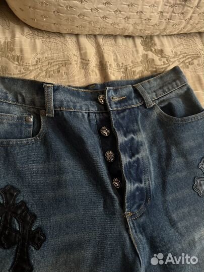 Джинсы chrom hearts