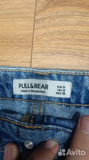 Джинсовая юбка pull bear