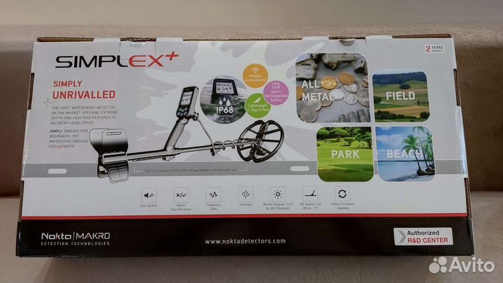 Металлоискатель Nokta Makro Simplex plus бу