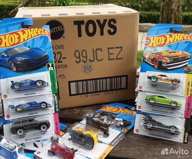 Оригинальная Коробка Hot Wheels 72 Cars С Case 23