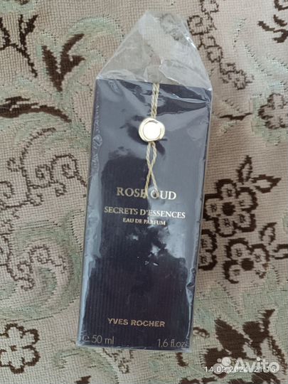Парфюмерия yves rocher rose oud 50 ml