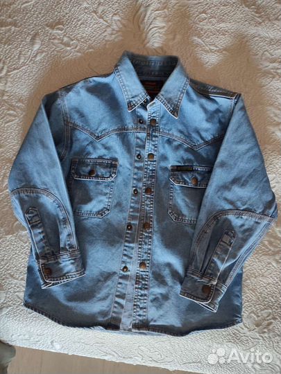 Джинсовая куртка для мальчика 134 -140 см