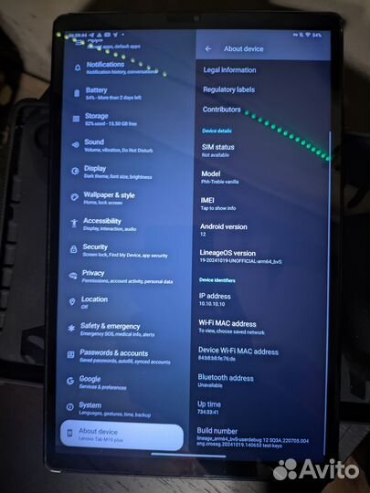 Lenovo Tab M10 Plus TB-X606X