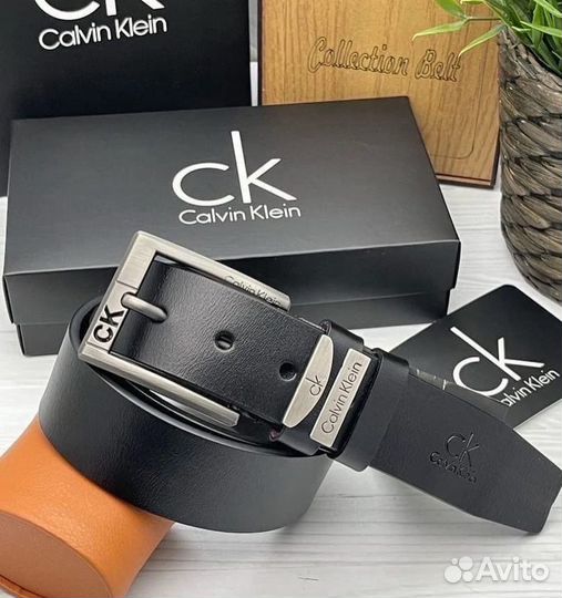 Мужской ремень прессованая натуральная кожа