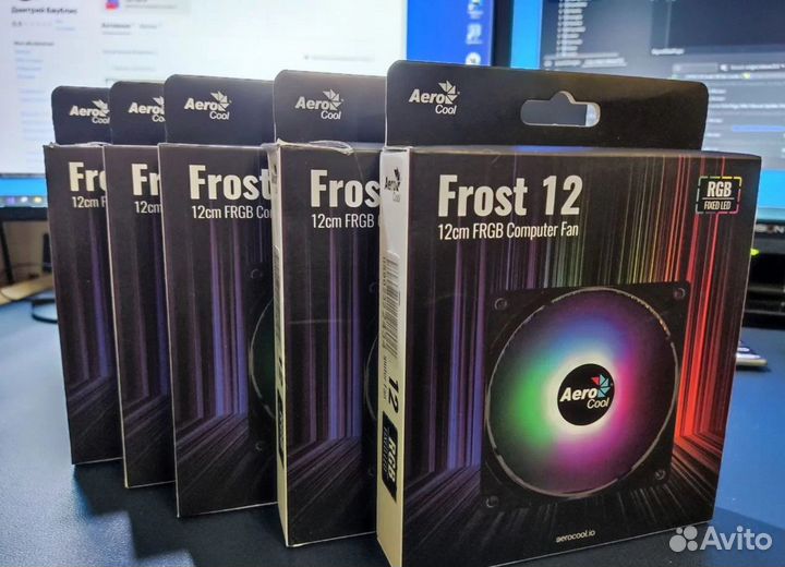 Кулер для пк Aerocool Frost 12 frgb 120x120 Новые