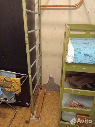 Шведская стенка с турником бу