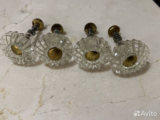 Мебельные ручки СССР стекло