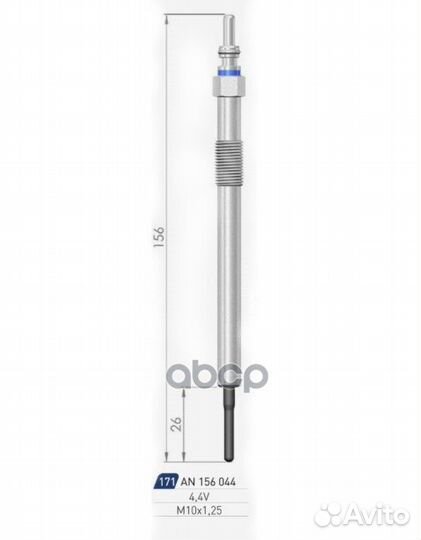 Свеча накаливания ssangyong actyon sports I 2.0