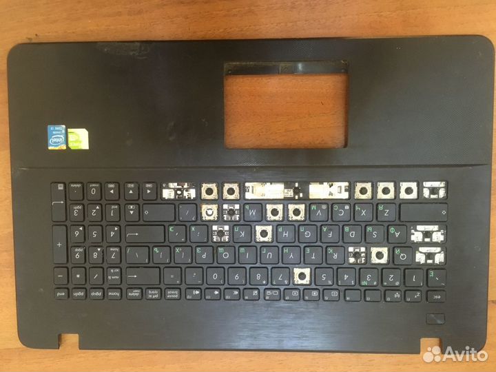 Топкейс без клавиатуры для ноутбука Asus X751