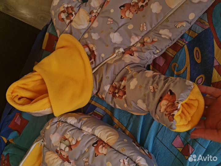 Конверт на выписку зимний для мальчика и девочки