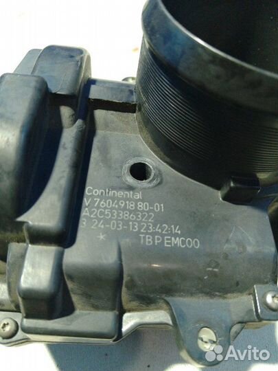 Дроссельная заслонка Peugeot 308 4A EP6C