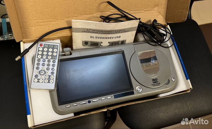 Солнцезащитный козырек с DVD