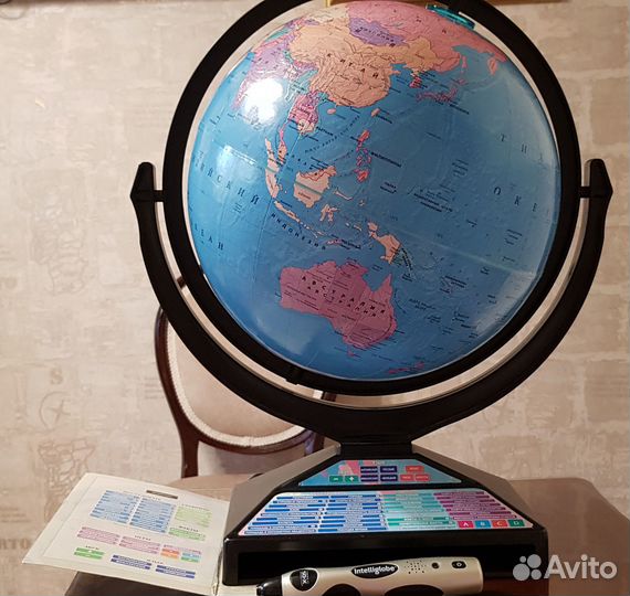 Глобус с умной ручкой
