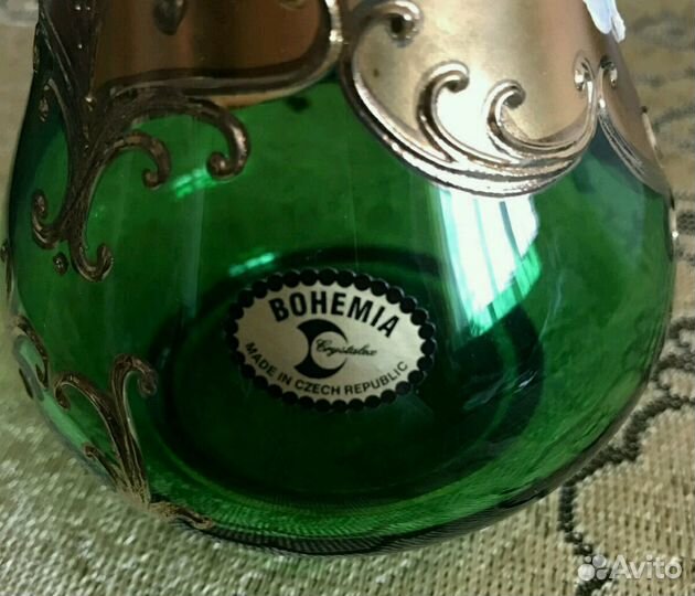 Новый Комплект Графин и шесть рюмок Bohemia