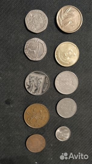 Зарубежные монеты наборами
