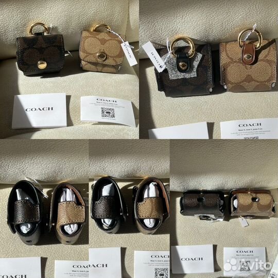 Чехол для наушников coach (оригинал)