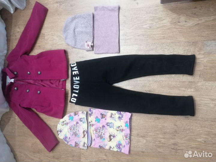 Огромный пакет вещей на девочку 116