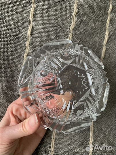 Хрустальная пепельница