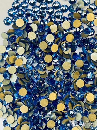 Стразы стеклянные CrystalClear Mine gold упаковка