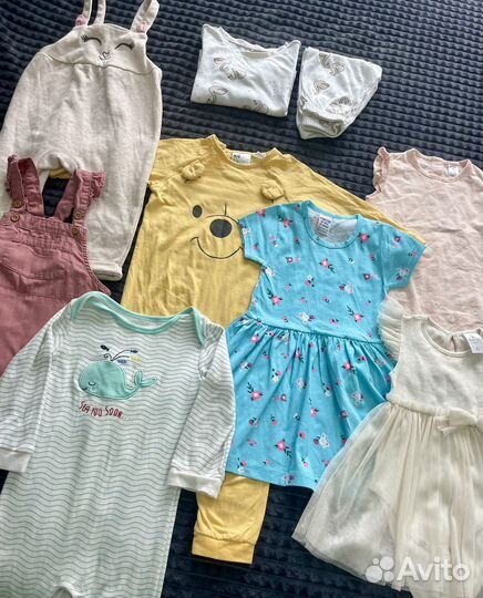 Одежда пакетом для девочки 80-86