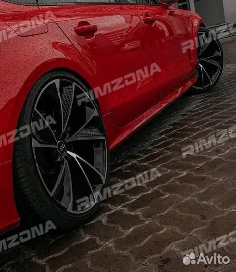 Литой диск в стиле Audi R20 5x114.3 sv