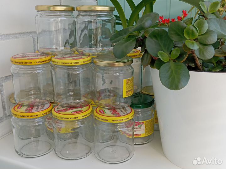 Банки бутылки стеклянные