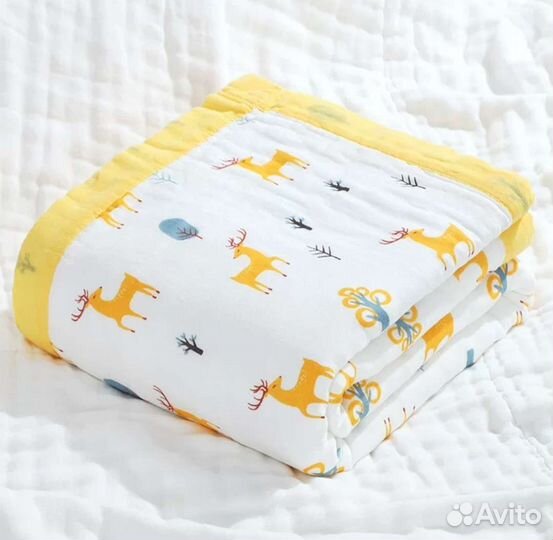 Муслиновый плед детский