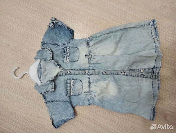 Джинсовое платье 98р