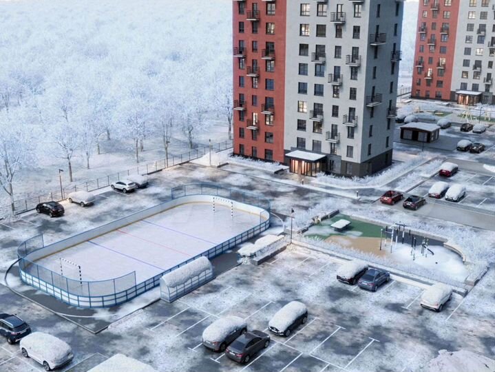 2-к. квартира, 48,1 м², 13/16 эт.