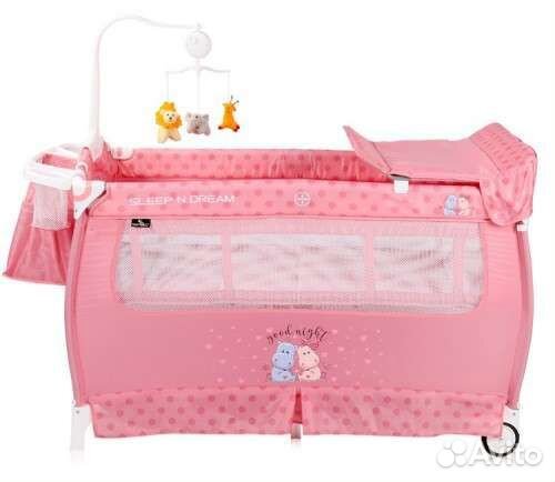 Манеж-кровать lionelo sleep and dreams + матрас