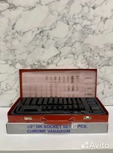 Набор ударных головок 27 предметов