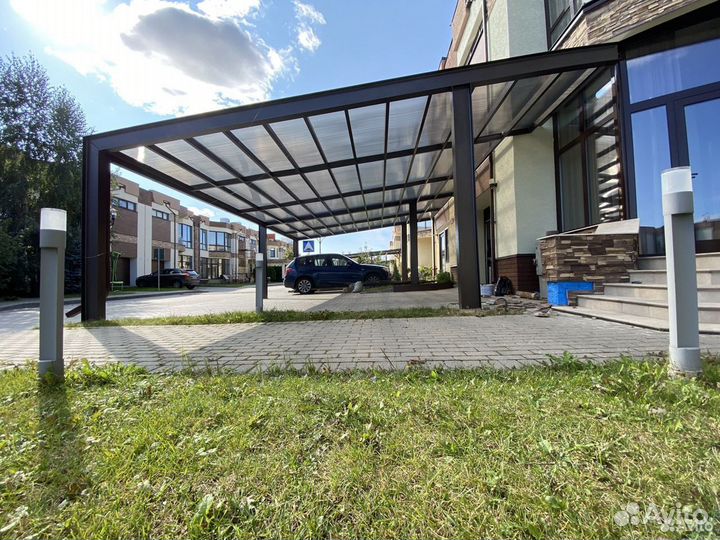 Навес односкатный