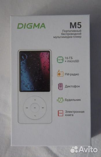 Новый Mp3 плеер Digma M5