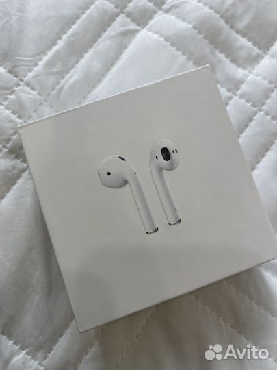 Беспроводные наушники apple airpods 2
