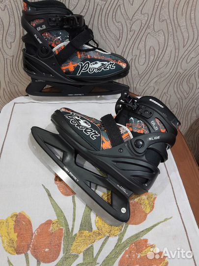 Коньки детские раздвижные