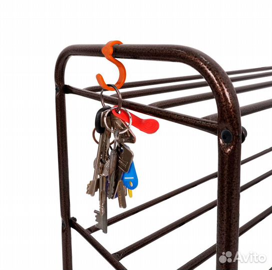 Подставка для обуви альфа 22 (2 полки) 40см, Медны