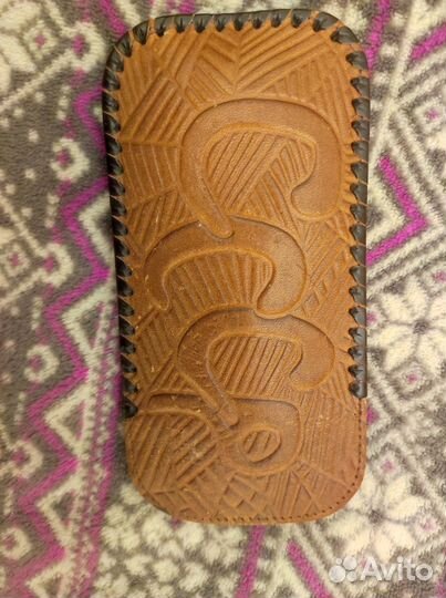 Очешник кожаный надпись СССР ВДНХ