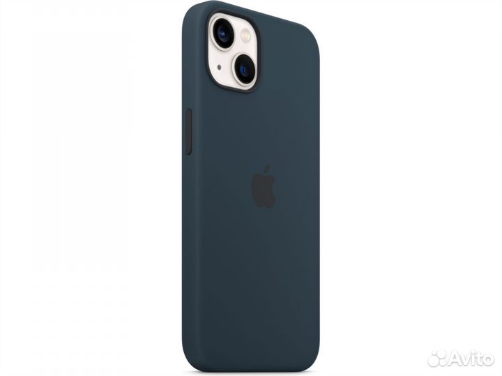 Клип-кейс iPhone 13 Silicone Case Soft Touch Синий