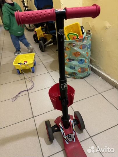 Самокат трехколесный детский Alfa Mini