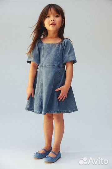 Джинсовое платье для девочки hm