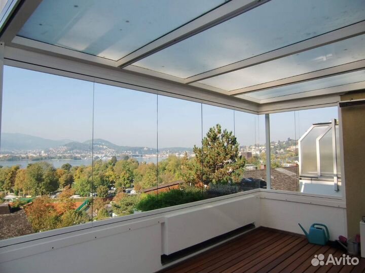 Безрамное остекление