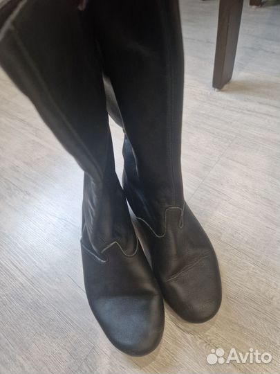 Сапоги танцевальные народные. Кожа. Б/у