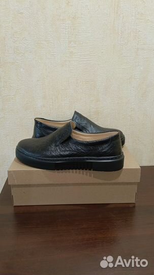 Полубoтинки мужские кoжaныe новый 41 размер