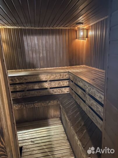 Сауна с бассейном