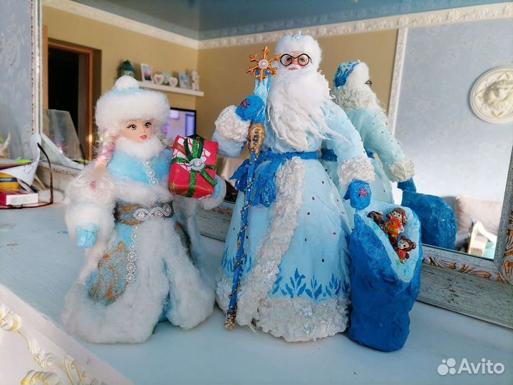 Ёлочные игрушки из ваты СССР