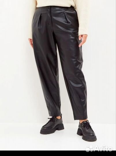 Брюки кожаные 60р
