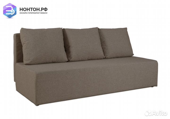 Диван еврокнижка Крит светло-коричневый