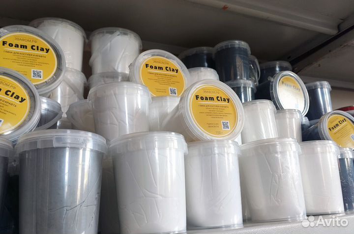 Глина foam clay 300 г. Для творчества