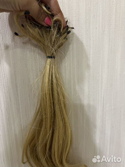 Натуральный прямой волос для наращивания