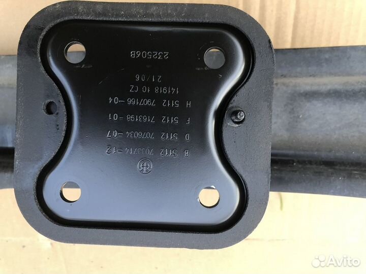 Усилитель заднего бампера bmw e60/е61